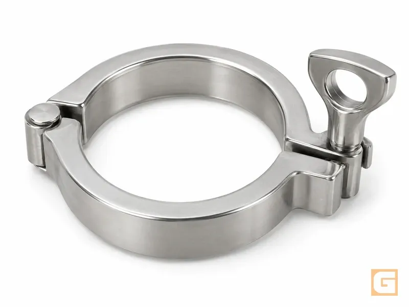 Abrazadera Tipo Pesado 304 de un Pin Para Clamp — Conexiones sanitarias