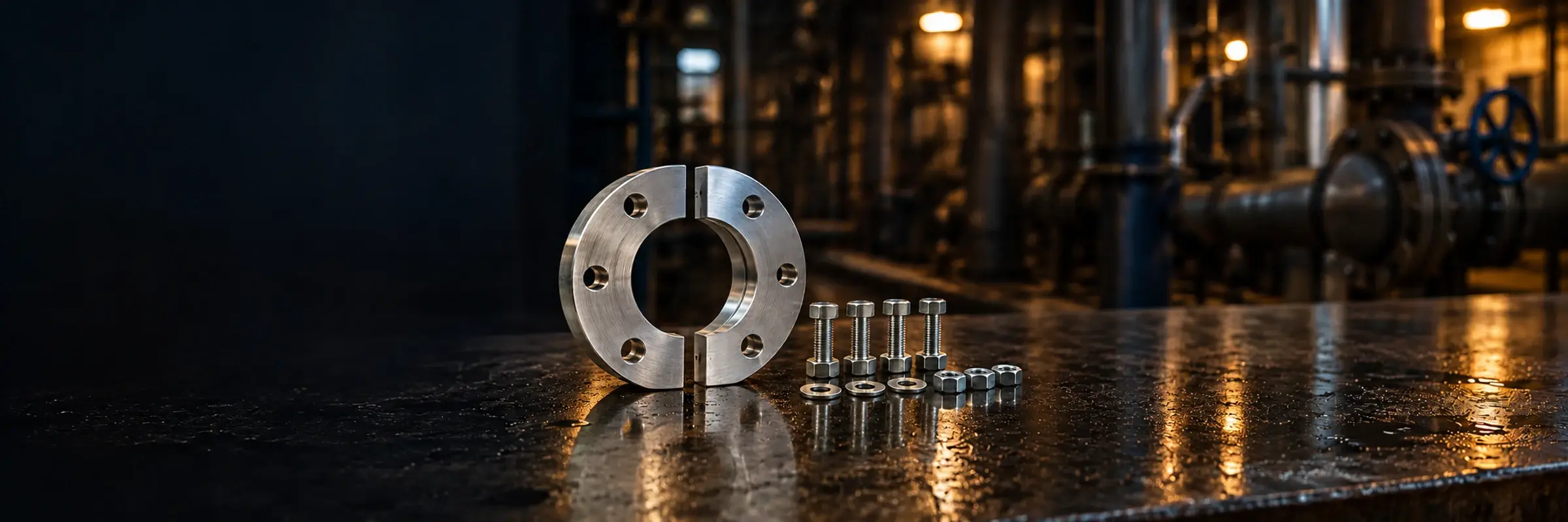 Bridas partidas de aluminio — línea Gaeflex para minería e industria