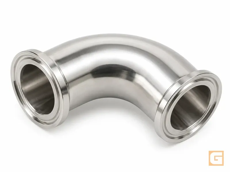 Codo 90° Sanitario ASTM A270 C-304 3A Extremos Clamp — Conexiones sanitarias