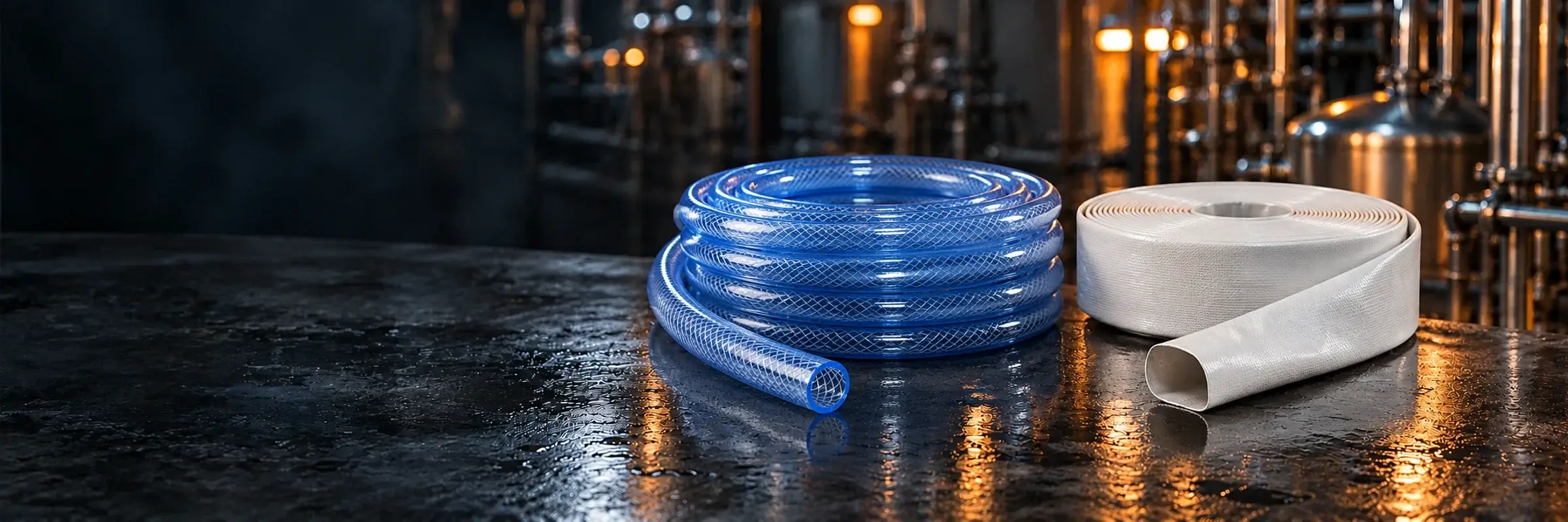 Mangueras de PVC y layflat — línea Gaeflex para minería e industria