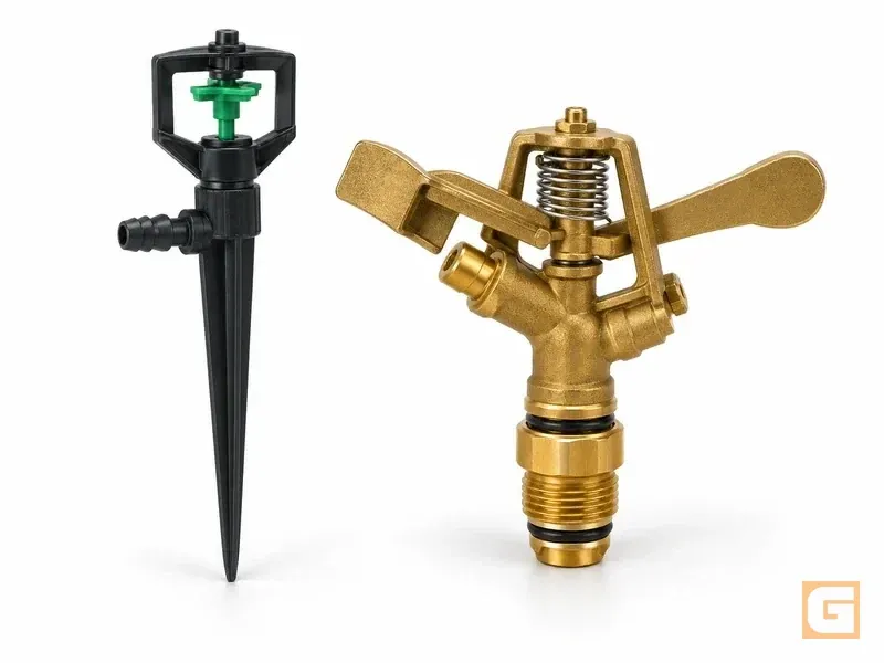Microaspersor y aspersor de impacto — Riego tecnificado