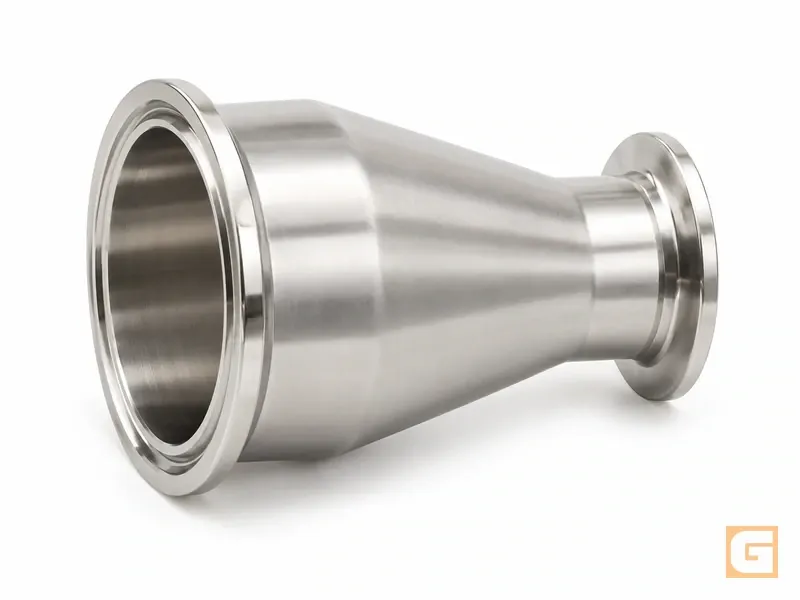 Reducción Concéntrica Sanitaria ASTM A270 C-304 3A Extremos Clamp — Conexiones sanitarias