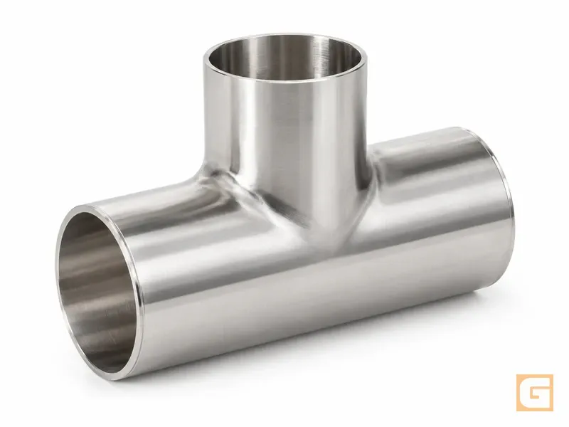 Tee Sanitaria ASTM A270 C-316L 3A Extremos Soldables — Conexiones sanitarias