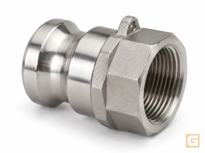 Acople Camlock tipo A — adaptador macho × rosca hembra — Acoples Camlock